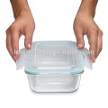 Hot selling oven safe glass lunch box with high quality